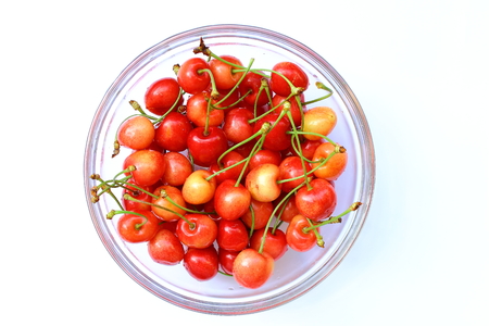 cherry ripened juicy rich on vitaminsの写真素材