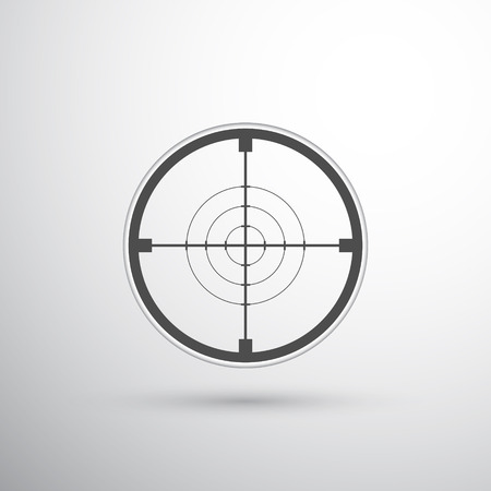 Sniper scope target vectorのイラスト素材