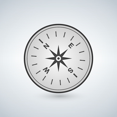 Black Compass icon vector illustrationのイラスト素材