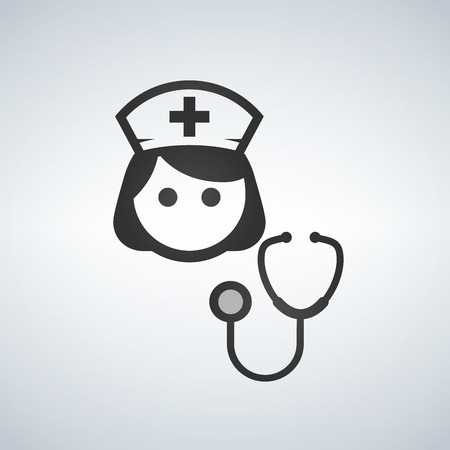 Nurse Icon  illustration.のイラスト素材