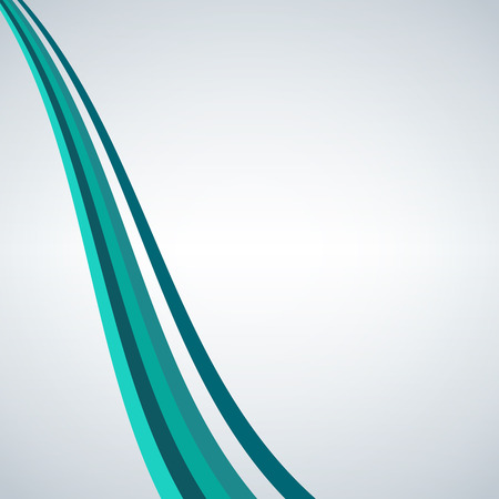 Abstract vector background, blue horizontal waved lines for brochure, website, flyer design. illustration.のイラスト素材