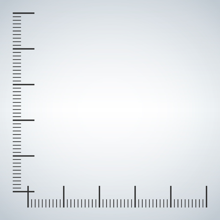 Corner ruler icon isolated on the white background. Vector.のイラスト素材