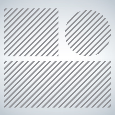 Stripes patterns for zone marking. Geometrical simple diagonal image. Vector illustration isolated on modern backgroundのイラスト素材