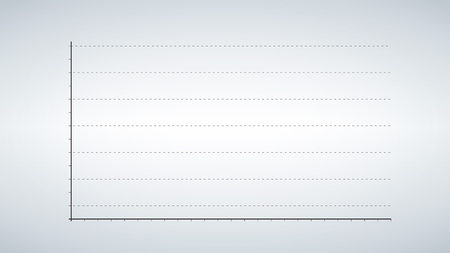 Chart or graph template with lines, ready to enter the data. Vector illustration isolated on white backgroundのイラスト素材