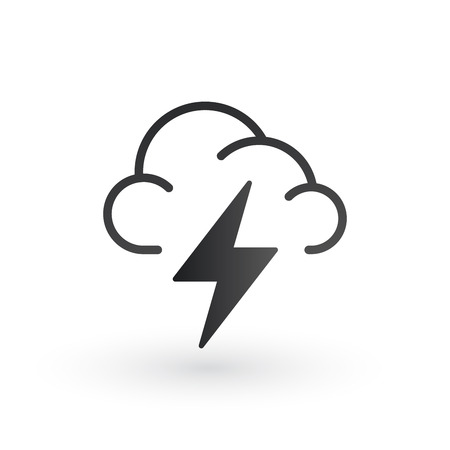 Weather icon. Flat style for graphic and web design, Modern simple vector sign. Internet concept....