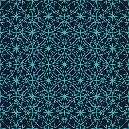 Abstract geometric seamless circles pattern. Stock vector illustration isolatedのイラスト素材