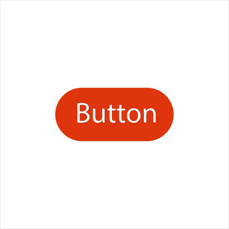 Click web button with. Web button with action UI concept. Stock vector illustration isolated on white background.のイラスト素材