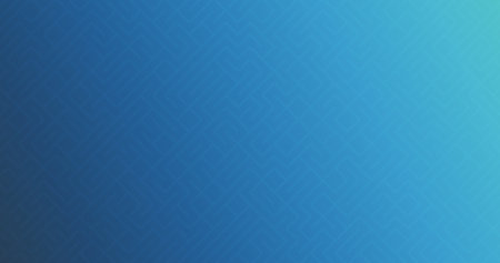 Blue gradient background with subtle geometric pattern.