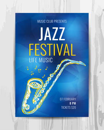 Party Flyer. Club music concert poster. DJ lineup design. Vector template.のイラスト素材