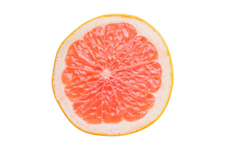 #3336 Fresh half orange fruit isolated on a transparent backgroundの写真素材