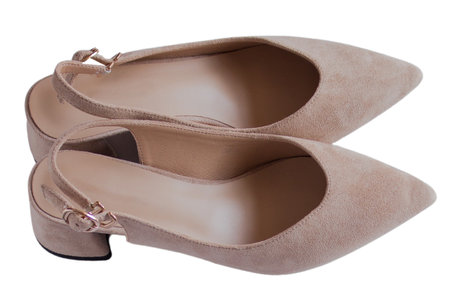 #6291 Beige heels isolated on a transparent backgroundの写真素材