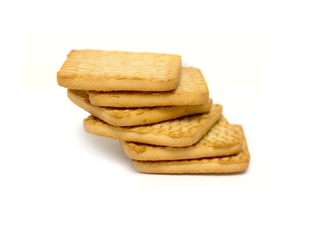 cookies on a white backgroundの写真素材