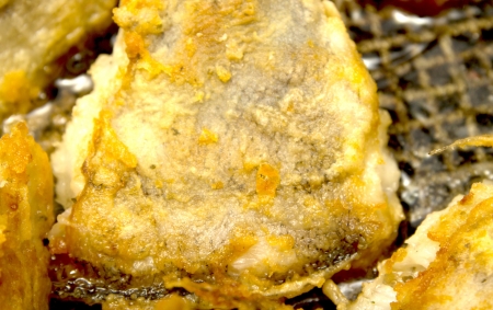fried fishの写真素材