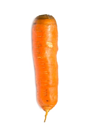 carrots on a white backgroundの写真素材