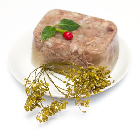 jellied meat aspicの写真素材