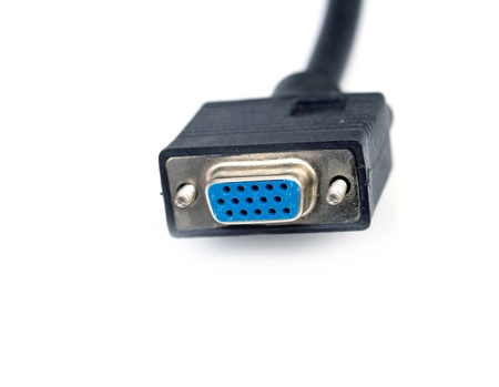 Cable for VGA video outの写真素材