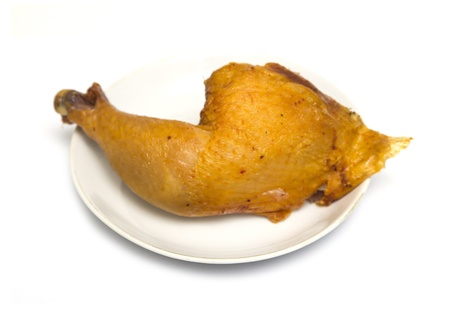 smoked chickenの写真素材