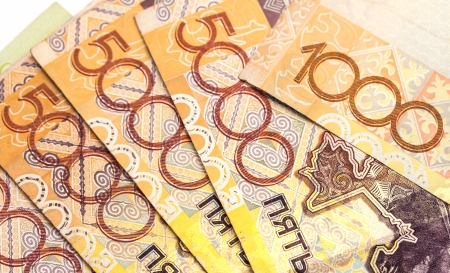 money of Kazakhstanの写真素材