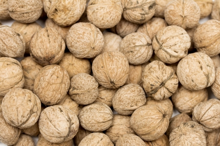 walnuts as background