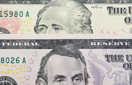 denominations of money with eyes