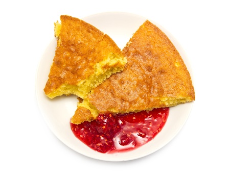 piece of cake on a plate