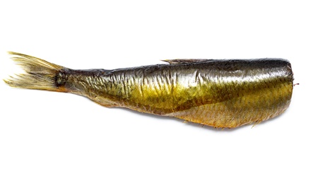 smoked herring fish without head