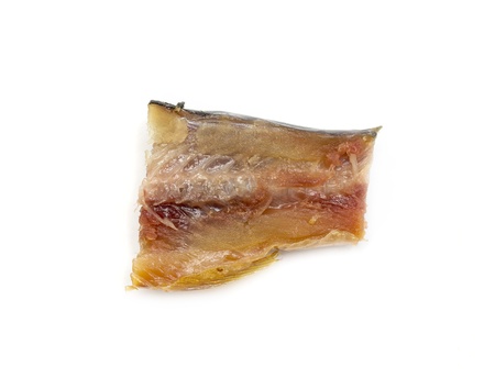 a piece of smoked herring
