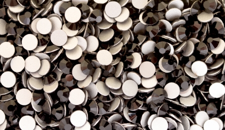 strass on black backgroundの写真素材