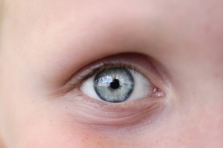 Child macro closeup eyeの写真素材