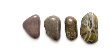 Stones isolated on white.の写真素材
