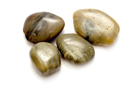 Stones isolated on white.の写真素材