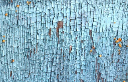 blue weathered wood door texture good as grunge backgroundの写真素材