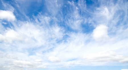 blue sky cloudsの写真素材