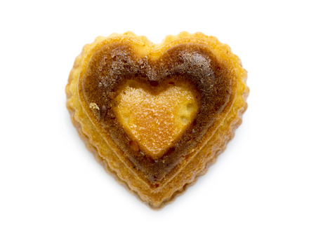 Sweet heart isolated on whiteの写真素材