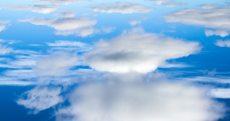 blue sky cloudsの写真素材