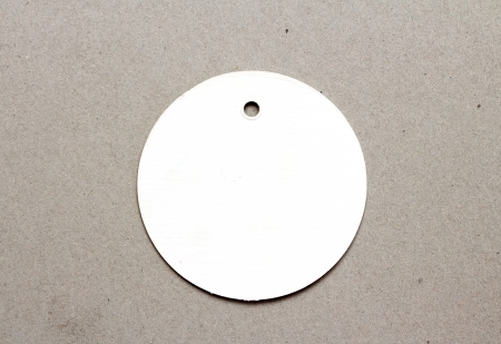 White paper tagの写真素材