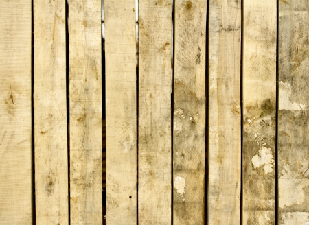 Close up of an old wooden fence panelsの写真素材