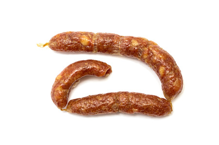 delicious smoked sausagesの写真素材