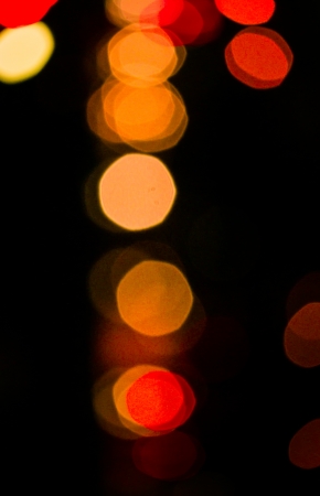 Abstract circular colorful bokeh from the party lightの写真素材