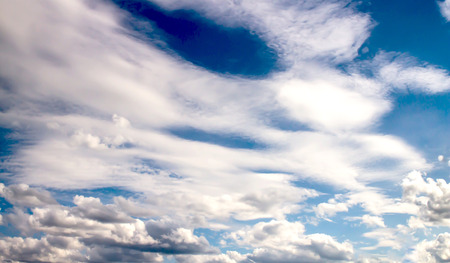 blue sky clouds