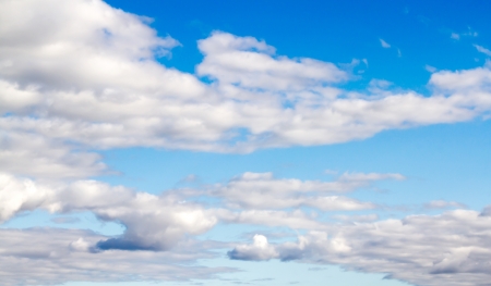 blue sky clouds