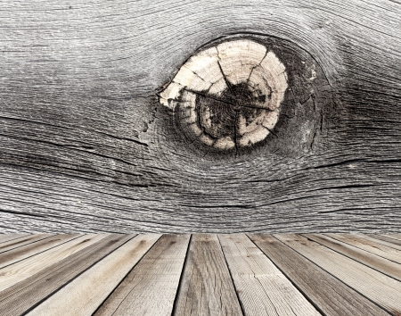 wooden interior roomの写真素材