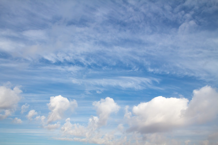 blue sky clouds