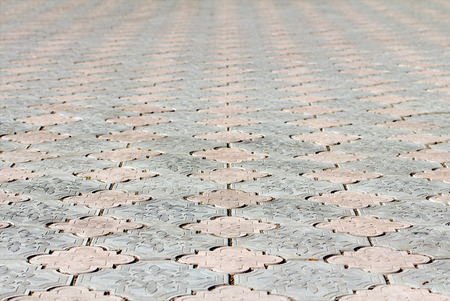 Abstract - gray paving slabs