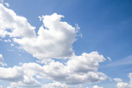 blue sky cloudsの写真素材