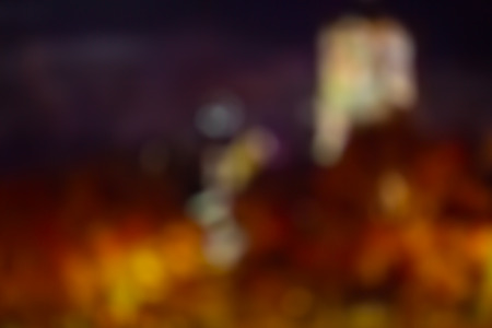 background blur night lights, bokehの写真素材