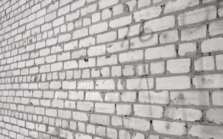 white silicate brick wallの写真素材