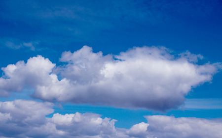 blue sky clouds