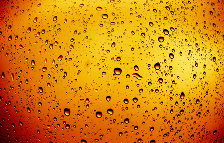 Drops of rain on glassの写真素材