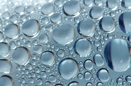 Drops of water. Shallow DOF.